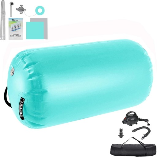 Zdjęcie oferty: FBSPORT Nadmuchiwana rolka powietrzna, 120 cm x 75 cm zielona
