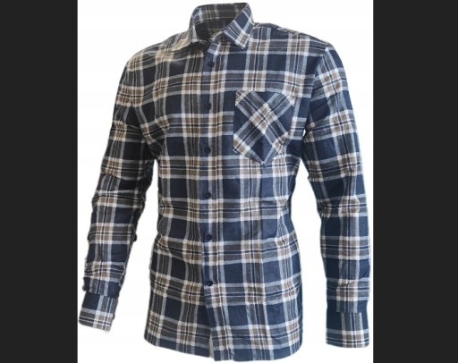 Zdjęcie oferty: dla wysokiego TALL FLANELA XL/XXL bawełna 43/44 koszula FLANELOWA vintage