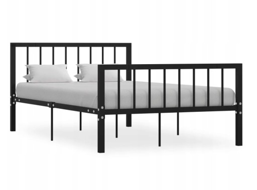 Zdjęcie oferty: Rama łóżka, czarna, metalowa, 120 x 200 cm łóżko