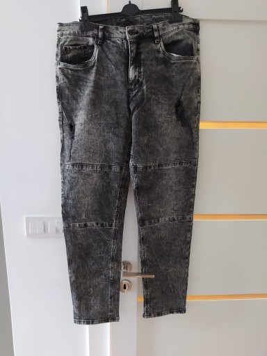 Zdjęcie oferty: Spodnie rainbow męskie jeansowe lycra r36