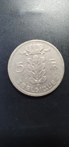 Zdjęcie oferty: Belgia 5 franków 1965 rok / Q