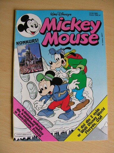 Zdjęcie oferty: Mickey Mouse 1(14)/1992 UNIKAT!