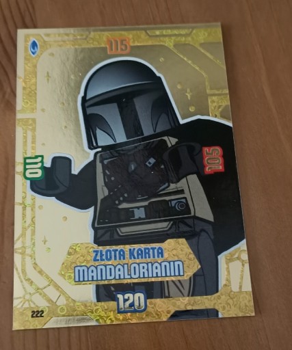 Zdjęcie oferty: LEGO Star Wars seria 3 złota karta Mandalorianin