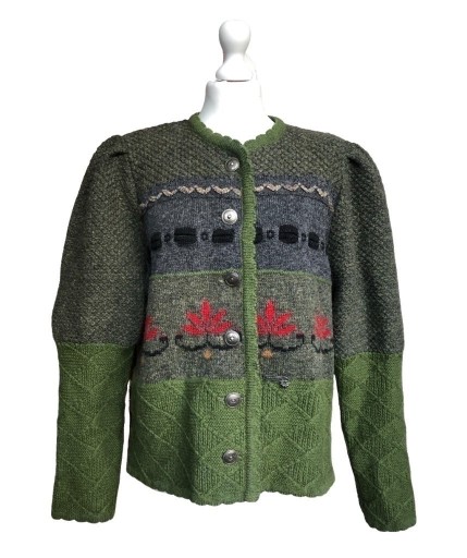 Zdjęcie oferty: Sweter austriacki Vintage, wełna naturalna r. L/XL