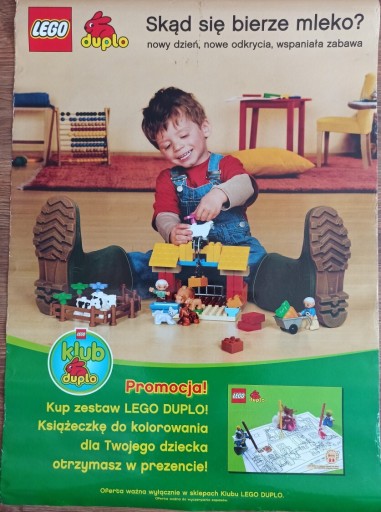 Zdjęcie oferty: Plakat LEGO DUPLO duży. 