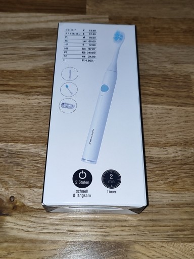 Zdjęcie oferty: Akumulatorowa Szczoteczka Elektryczna Waves Nowa w Pudełku Biała [2]