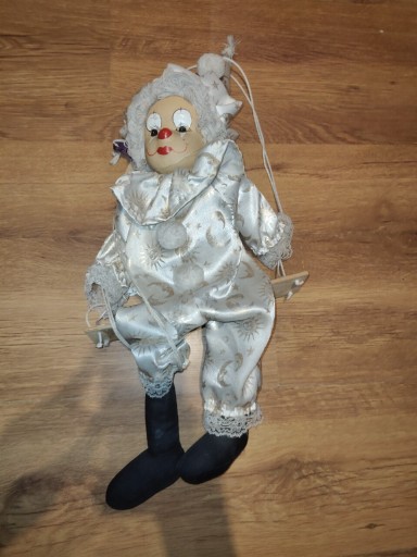 Zdjęcie oferty: Klaun / Pajacyk na huśtawce Vintage 