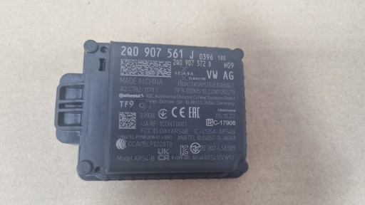 Zdjęcie oferty: VW Skoda radar sensor ACC DISTRONIC 2Q0.907.561.J 