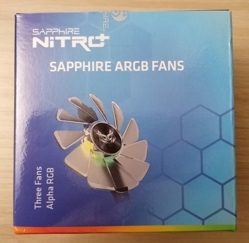 Zdjęcie oferty: Wentylatory ARGB Sapphire Nitro+ RX 5700 / 5700XT