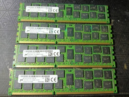 Zdjęcie oferty: SERWEROWY Ram MICRON 64GB DDR3 2RX4 PC3-14900R ( 4 x 16GB )