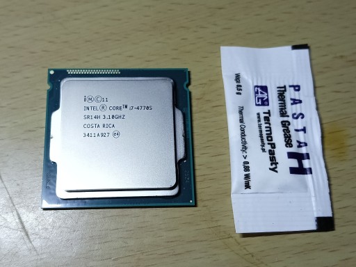 Zdjęcie oferty: Intel i7-4770s 3.1GHz w Turbo 3.9GHz s.1150 +Pasta