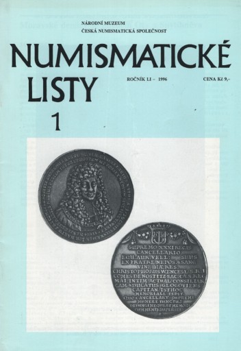 Zdjęcie oferty: Numismaticke Listy 1/1996