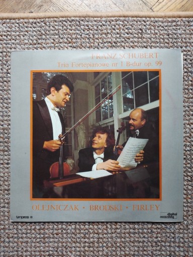 Zdjęcie oferty: Franz Schubert. Winyl. Trio fortepianowe