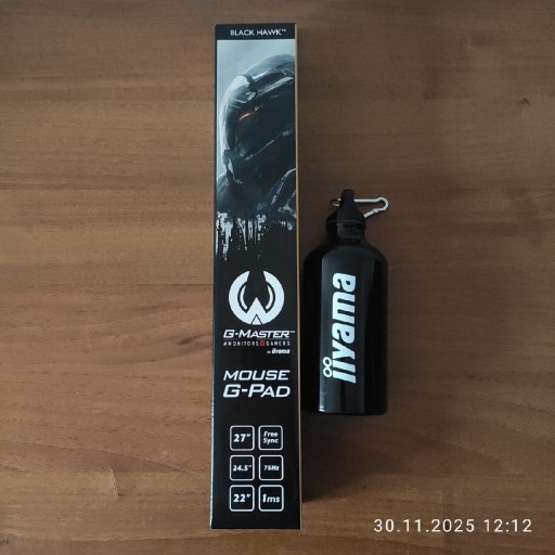 Zdjęcie oferty: Nowa G-Pad Podkładka Pro iiyama G-Master + butelka termo