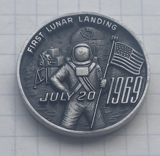 Zdjęcie oferty: (618) USA Apollo 11 medal 1969 UNC