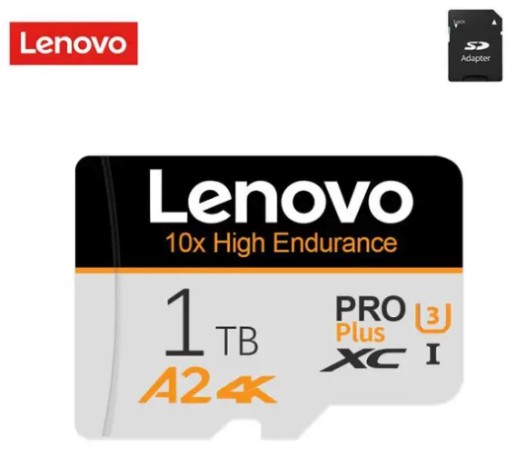 Zdjęcie oferty: Karta pamięci Lenovo 4K 1TB+TF.+ ADAPTER!