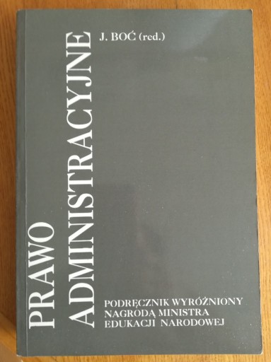 Zdjęcie oferty: Prawo administracyjne Podręcznik