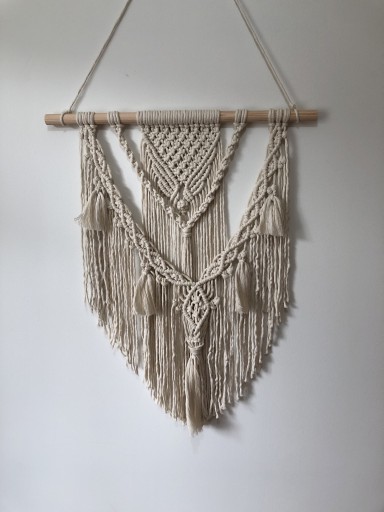 Zdjęcie oferty: Makrama na ścianę BOHO 50x65 Bella