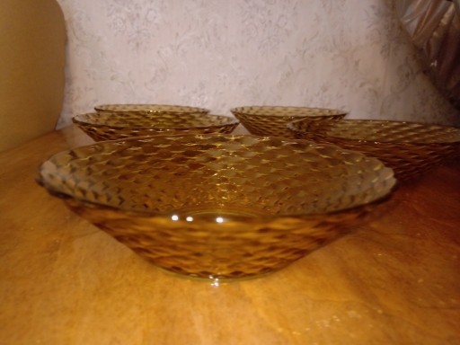 Zdjęcie oferty: Podstawki pod szklanki / salaterki z PRL - zestaw 5 szt.