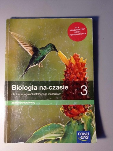 Zdjęcie oferty: Podręcznik "Biologia na czasie" klasa 3