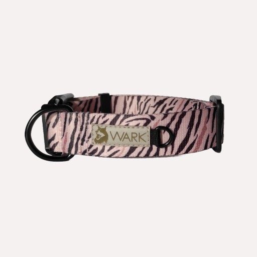 Zdjęcie oferty: Obroża z klamrą M / 25 mm WARK Candy Zebra