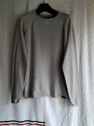 Zdjęcie oferty: Męski szary sweter, bawełna, Primark, r.M/L