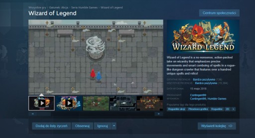 Zdjęcie oferty: Wizard of Legend Steam key/Steam gift