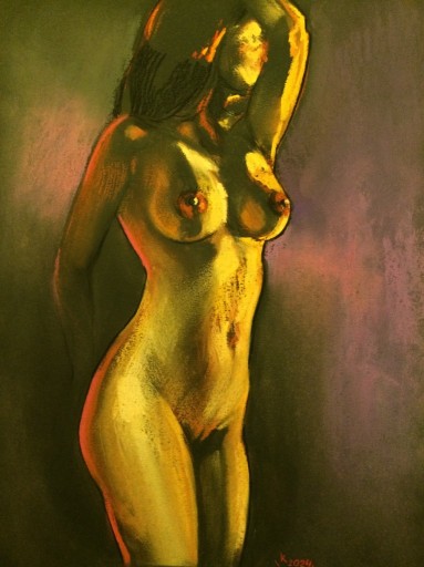Zdjęcie oferty: Rysunek "Nude Noir" #369 290x210 mm