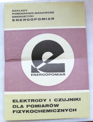 Zdjęcie oferty: folder  energopomiar elektrody i czujniki ph