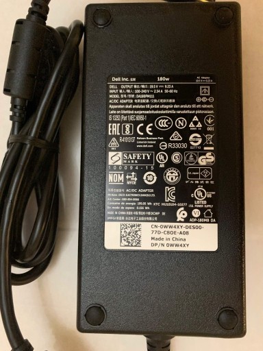 Zdjęcie oferty: Dell ładowarka zasilacz do Dell 180W 19,5V 9,23A