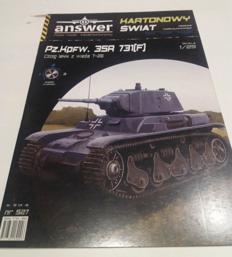 Zdjęcie oferty: Zestaw 5 modeli kartonowych pojazdów wojskowych