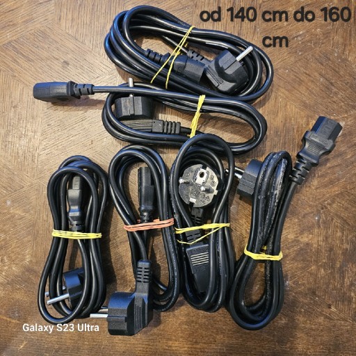 Zdjęcie oferty: Kabel zasilający typu Świnka do komputera monitora 1,5m kable zasilające 