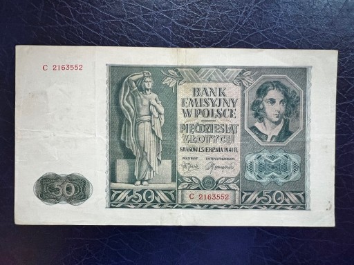 Zdjęcie oferty: 50 zł 1941 seria C