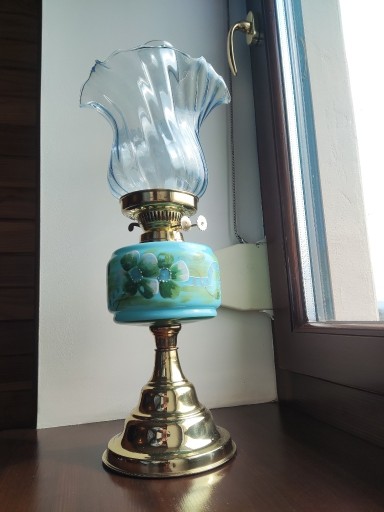 Zdjęcie oferty: Angielska wiktoriańska lampa naftowa nr 882