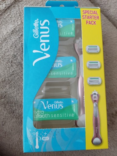 Zdjęcie oferty: Gillette VENUS SMOOTH SENSITIVE rączka + 3 wkłady 