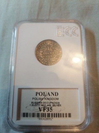 Zdjęcie oferty: 1złoty 1831UNIKAT!!!ORGINAŁ (SREBRO) 