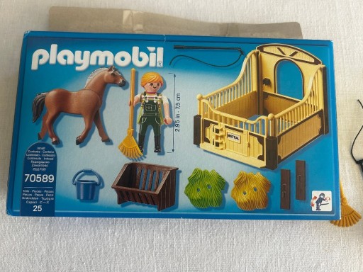 Zdjęcie oferty: Playmobil Country 70589 Koń z boksem Stajnia