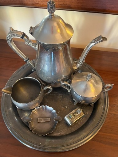 Zdjęcie oferty: Platerowany zestaw do kawy herbaty