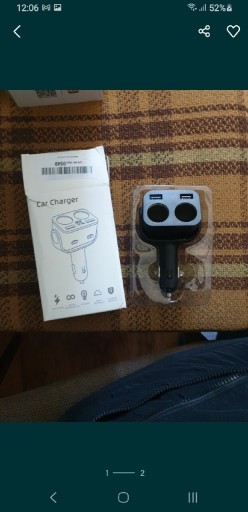 Zdjęcie oferty: Rozdzielacz pod zapalniczkę z usb 