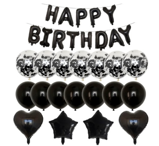 Zdjęcie oferty: Zestaw Balonów Urodzinowych z Konfetti i Girlanda