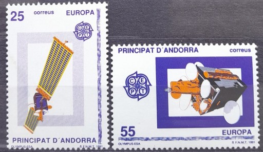 Zdjęcie oferty: Andora hiszpańska 1991 Mi 221-222**