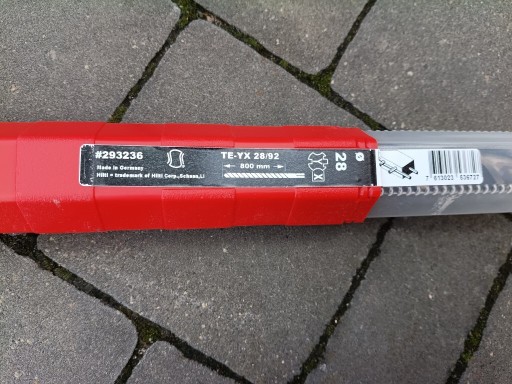 Zdjęcie oferty: Wiertło długie  HILTI 28/92  28 mm długość robocza 800 nowe 