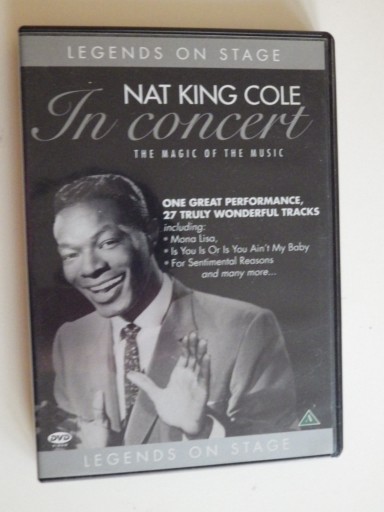 Zdjęcie oferty: DVD: Nat King Cole in Concert