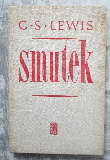 Zdjęcie oferty: C.S. Lewis "Smutek"