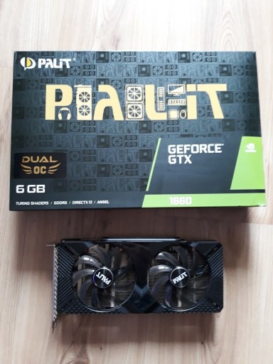 Zdjęcie oferty: Karta graficzna Palit GeForce GTX 1660 dual OC 