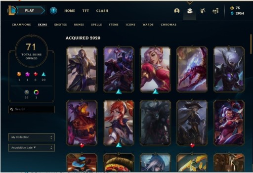 Zdjęcie oferty: Konto League of Legends 340 lvl, 71 skinów!