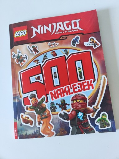 Zdjęcie oferty: Lego Ninjago 500 naklejek + łamigłówki 