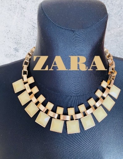 Zdjęcie oferty: Zara naszyjnik kolia faraon styl złoty retro