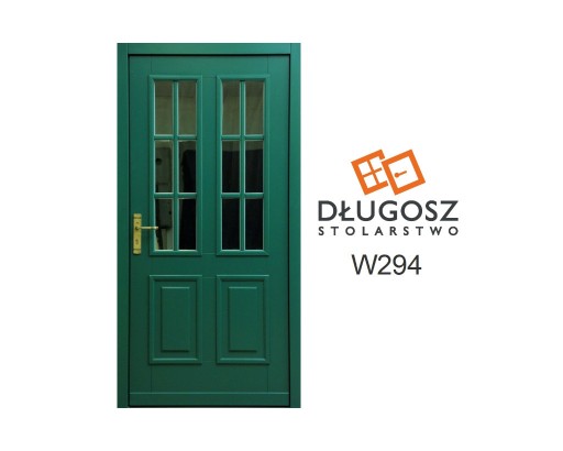 Zdjęcie oferty: Drzwi Zewnętrzne klasyczne zielone 6005 SPRZEDANE
