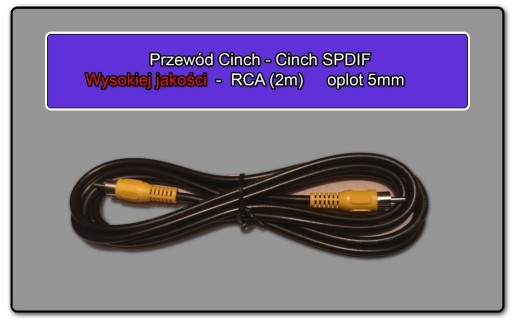 Zdjęcie oferty: Przewód Cinch - cinch RCA